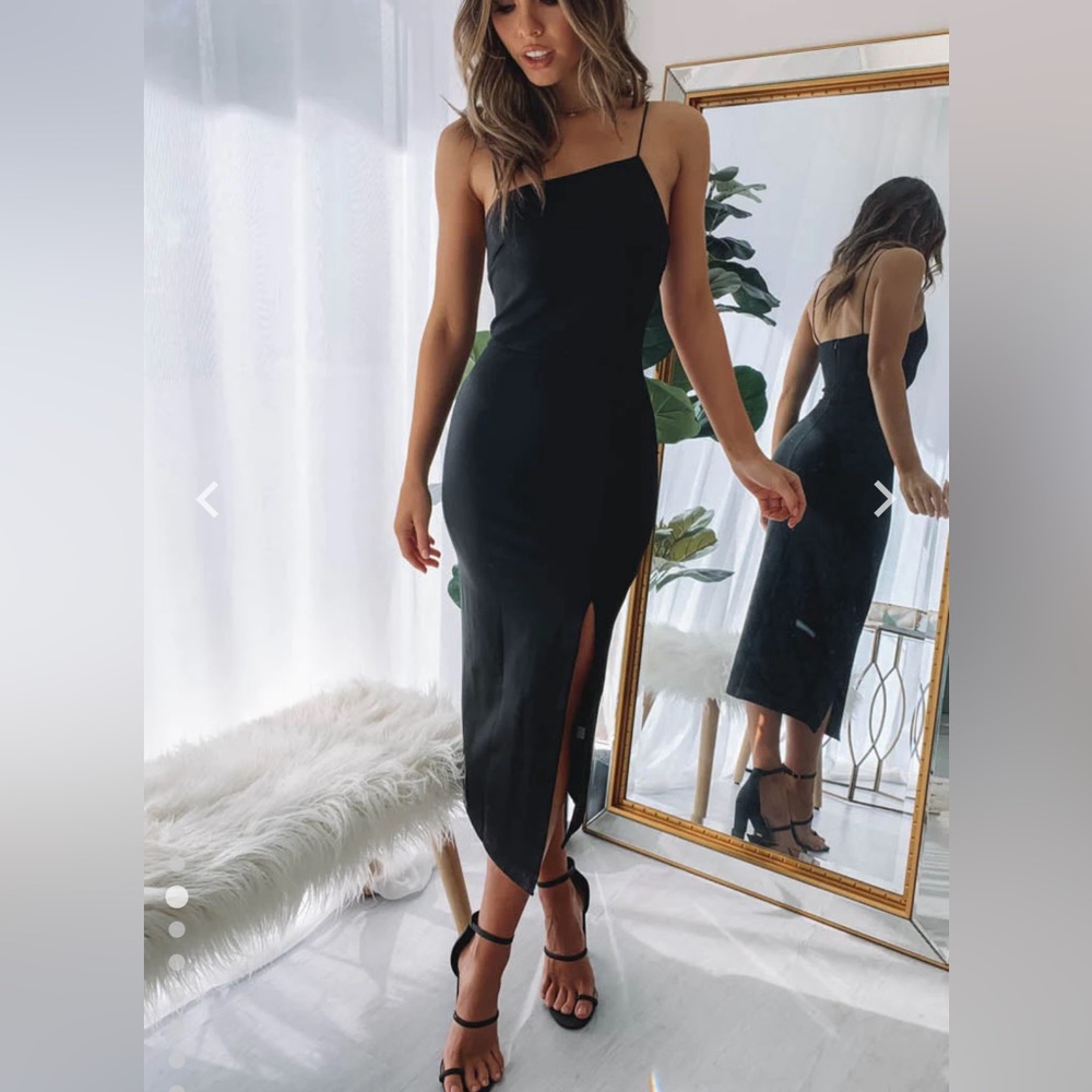 Beginning Boutique Bodycon Dress Black